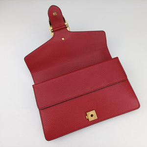 Pre-owned Gucci Dionysus Red Leather 400249 shoulderbag | stylenewstar