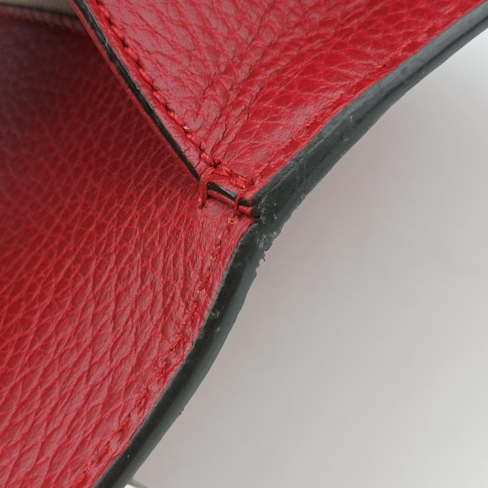 Pre-owned Gucci Dionysus Red Leather 400249 shoulderbag | stylenewstar