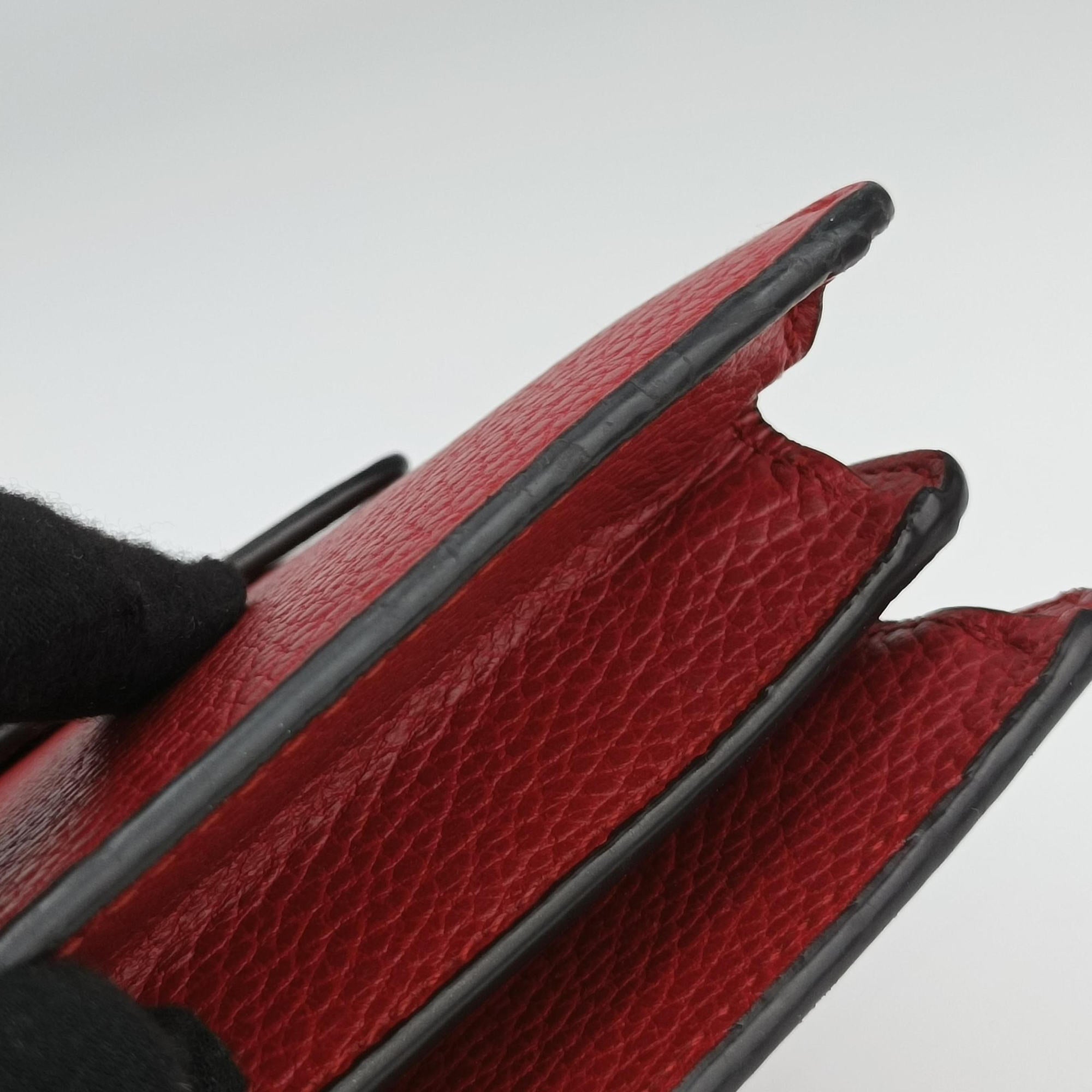 Pre-owned Gucci Dionysus Red Leather 400249 shoulderbag | stylenewstar