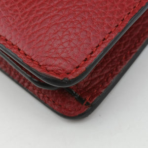 Pre-owned Gucci Dionysus Red Leather 400249 shoulderbag | stylenewstar