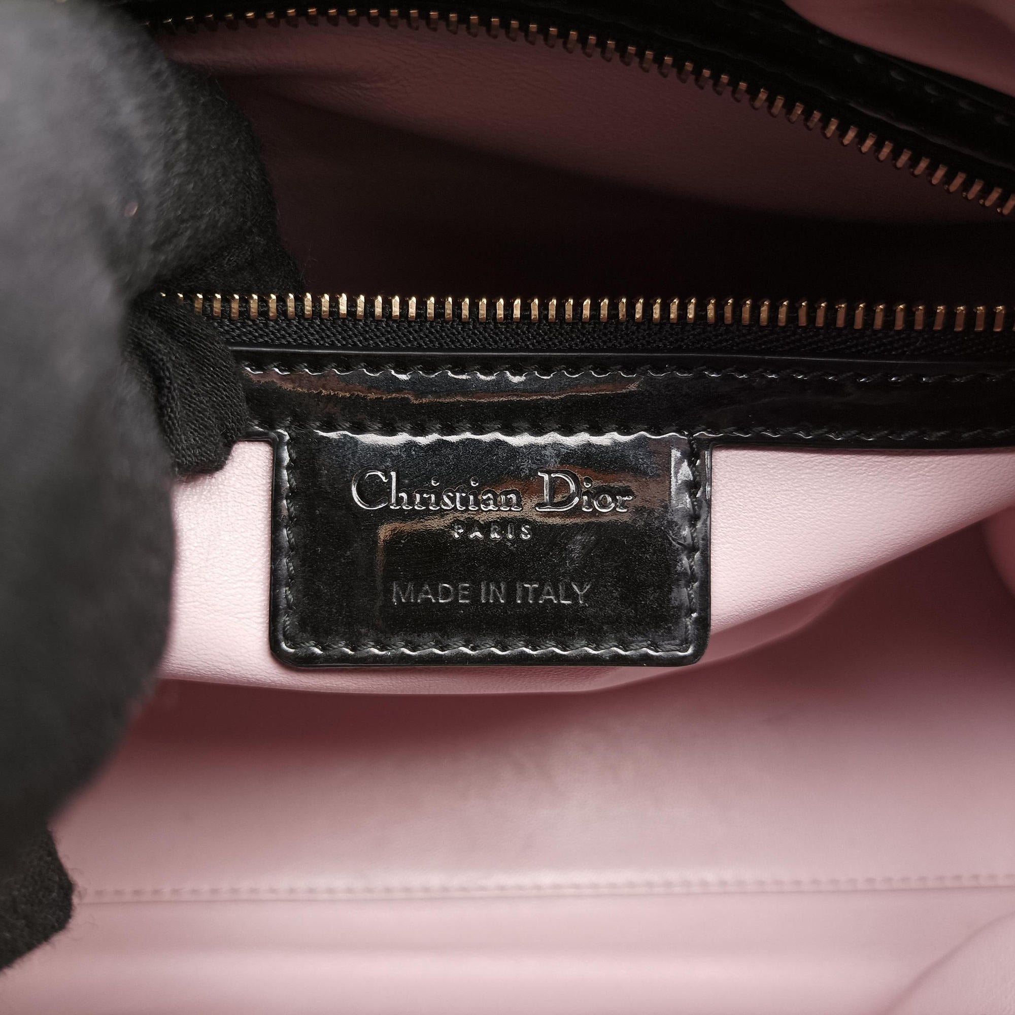 Pre-owned Christian Dior Lady Dior Beige×Multicolour Tweed  shoulderbag | stylenewstar