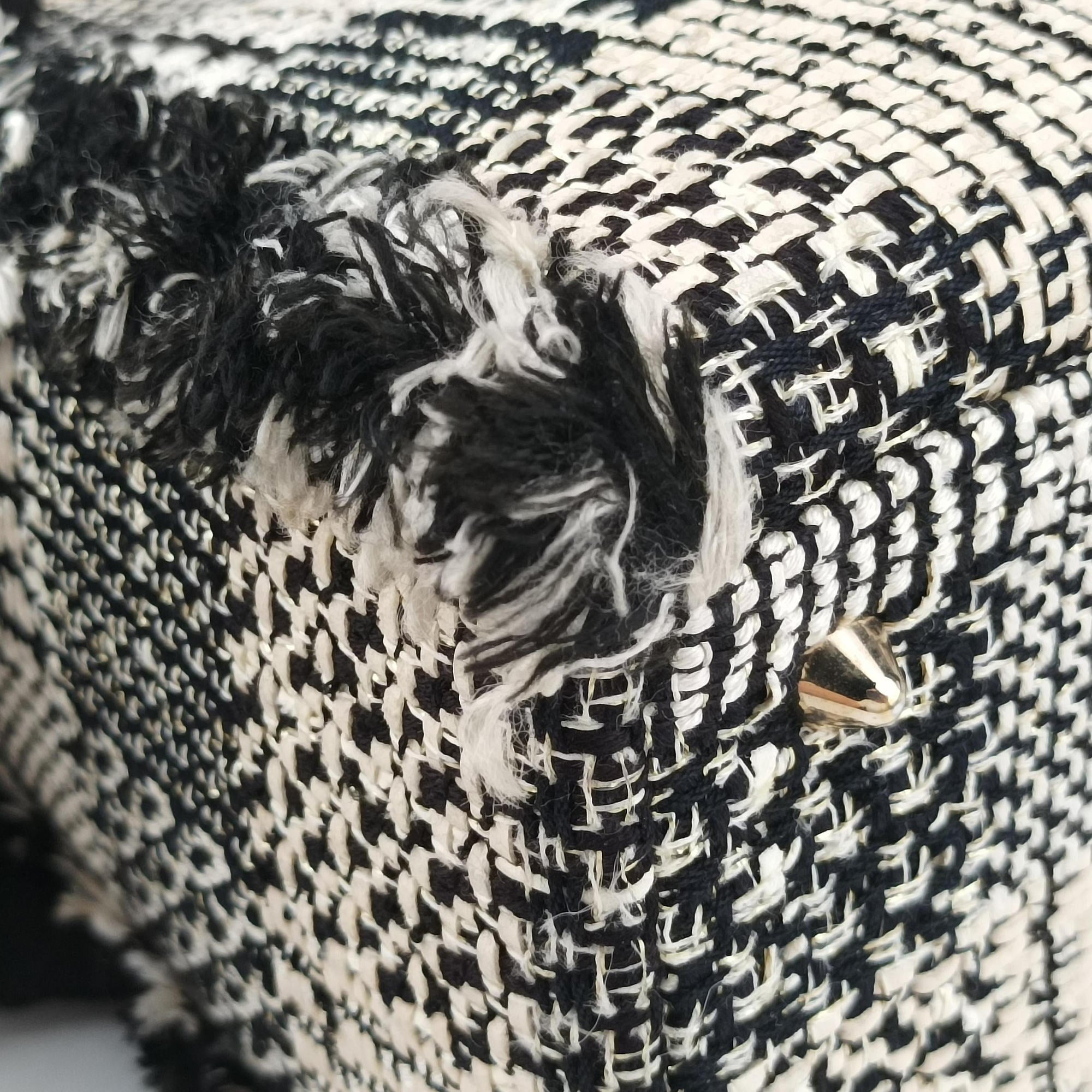 Pre-owned Christian Dior Lady Dior Beige×Multicolour Tweed  shoulderbag | stylenewstar