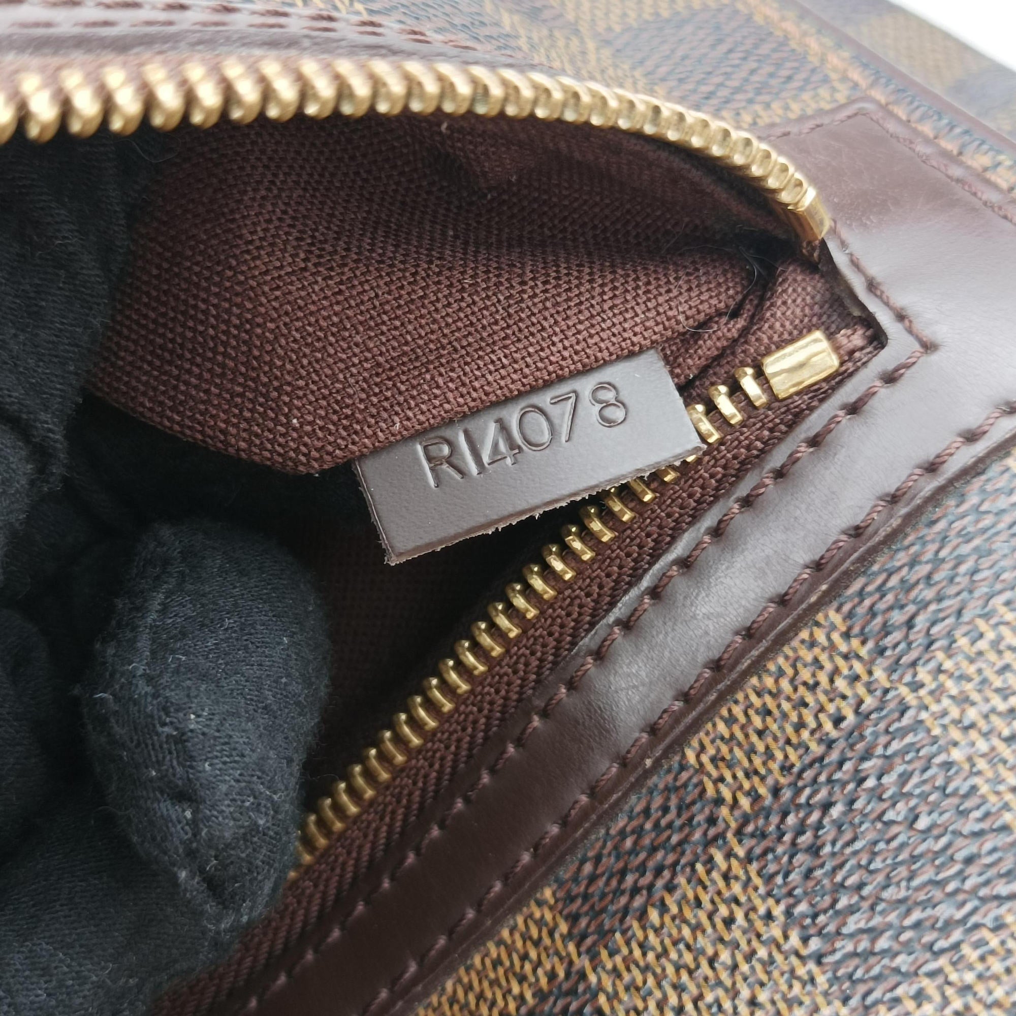 Pre-owned Louis Vuitton SPENCER EBENE Damier　Canvas N58021 shoulderbag | stylenewstar