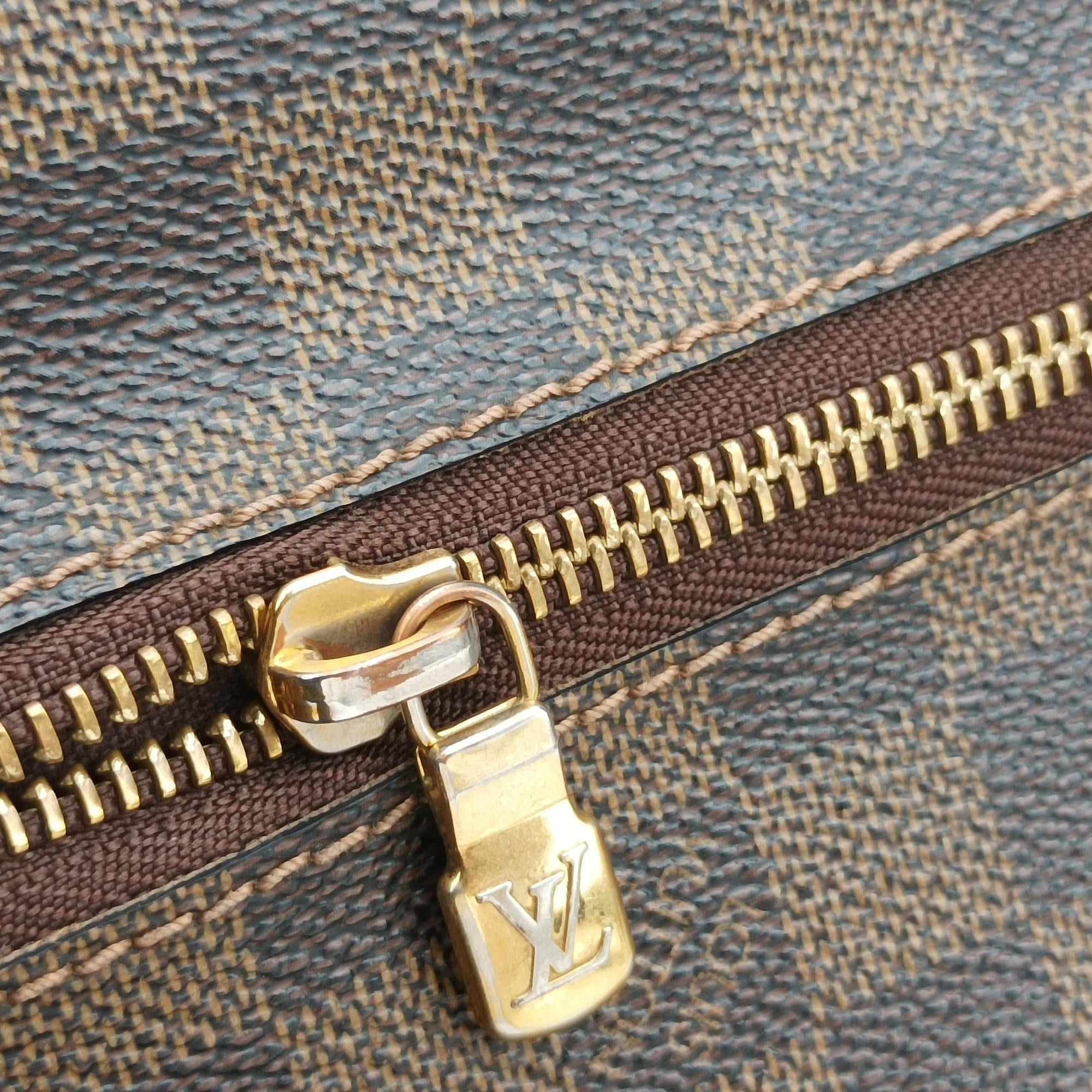 Pre-owned Louis Vuitton SPENCER EBENE Damier　Canvas N58021 shoulderbag | stylenewstar
