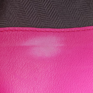 Pre-owned Loewe Hammock Rose×white Leather  shoulderbag | stylenewstar