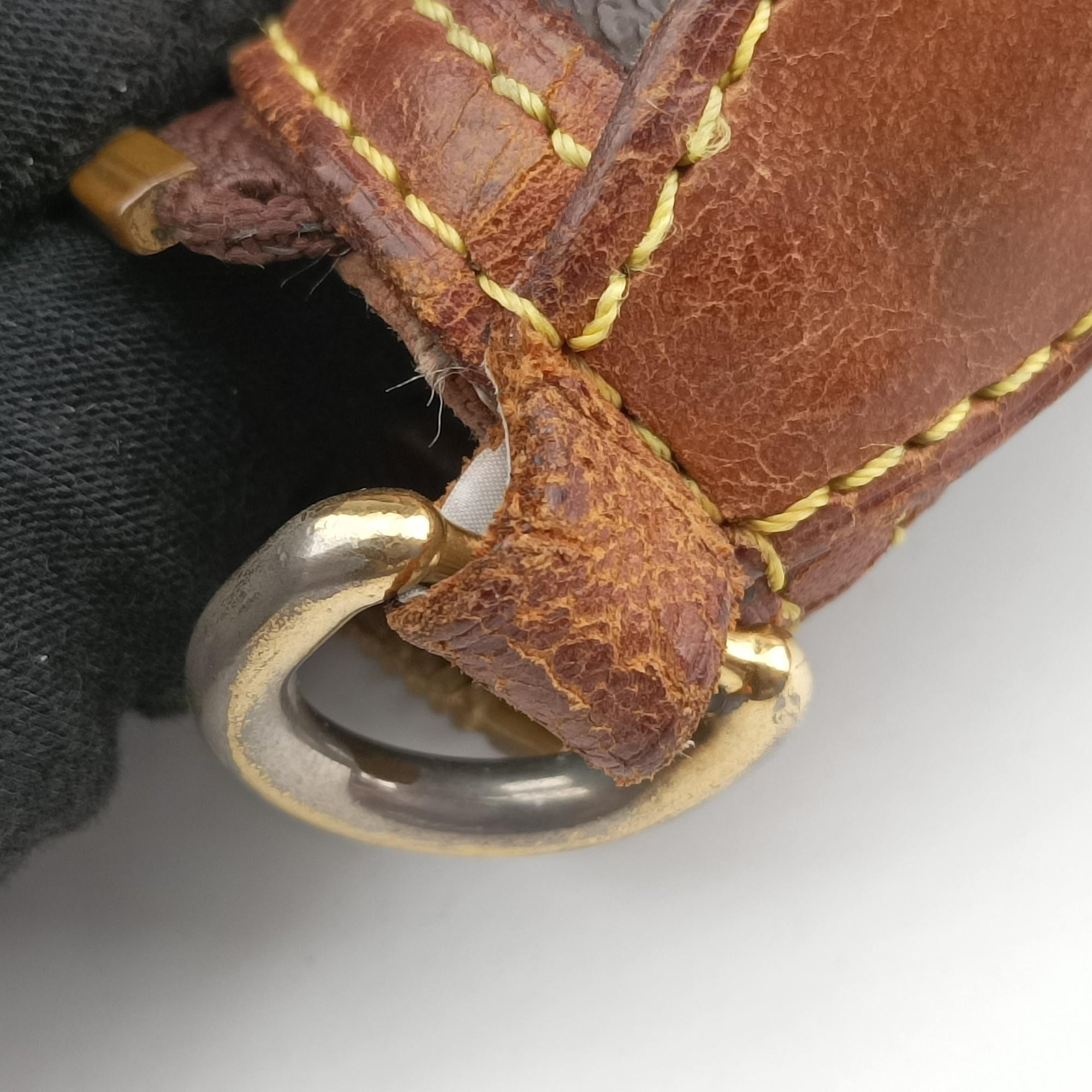 Pre-owned Louis Vuitton PALERMO PM brown Monogram Canvas M40145 shoulderbag | stylenewstar