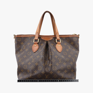Pre-owned Louis Vuitton PALERMO PM brown Monogram Canvas M40145 shoulderbag | stylenewstar