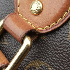 Pre-owned Louis Vuitton PALERMO PM brown Monogram Canvas M40145 shoulderbag | stylenewstar