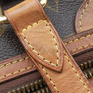 Pre-owned Louis Vuitton PALERMO PM brown Monogram Canvas M40145 shoulderbag | stylenewstar