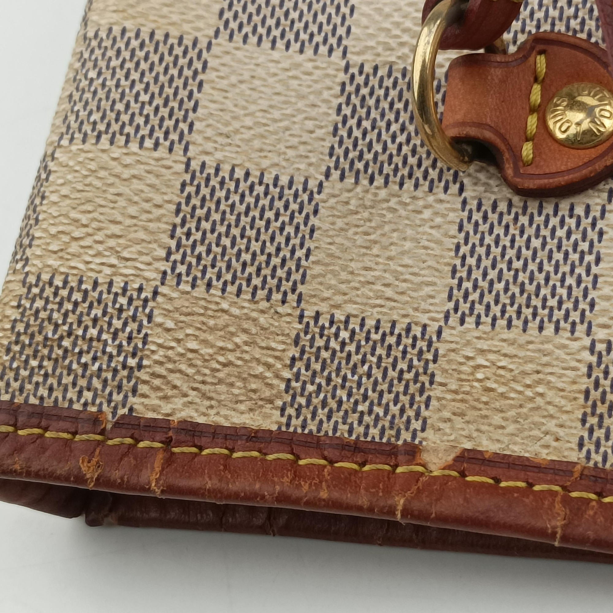 Vintage Louis Vuitton Neverfull MM Azur Damier Canvas N51107 handbag | stylenewstar