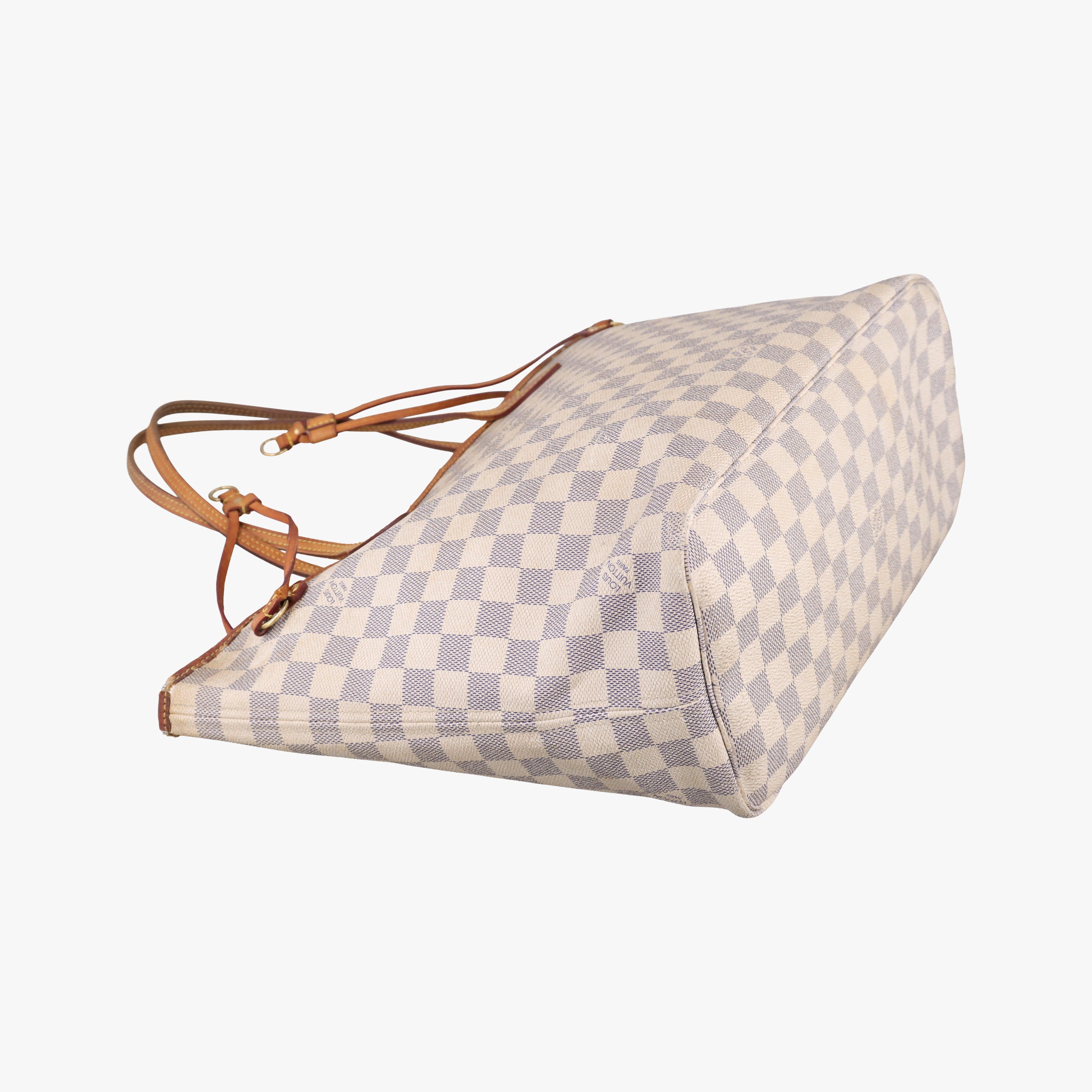 Vintage Louis Vuitton Neverfull MM Azur Damier Canvas N51107 handbag | stylenewstar
