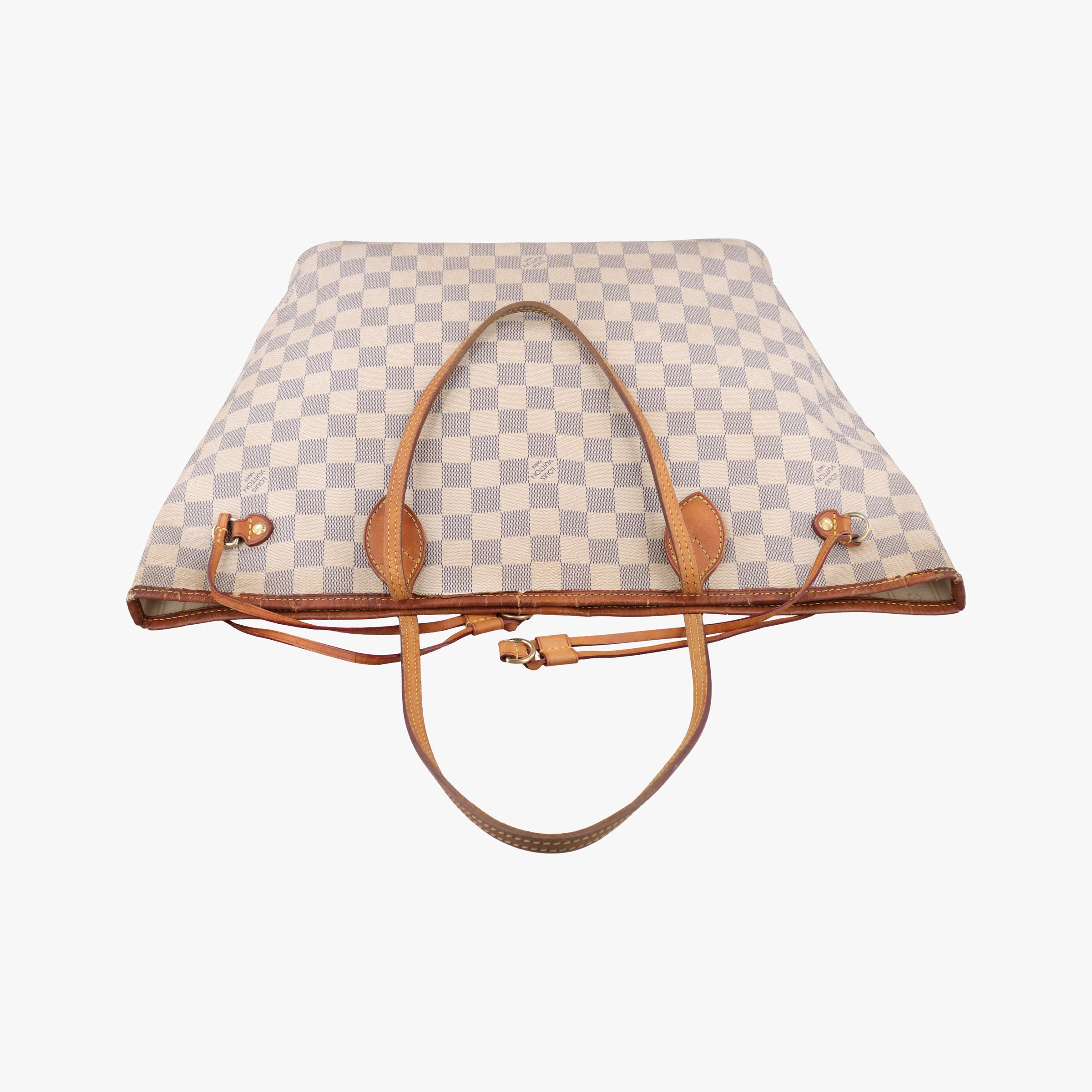 Vintage Louis Vuitton Neverfull MM Azur Damier Canvas N51107 handbag | stylenewstar