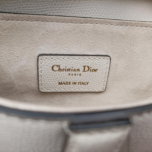 Vintage Christian Dior Saddle White Leather  handbag | stylenewstar