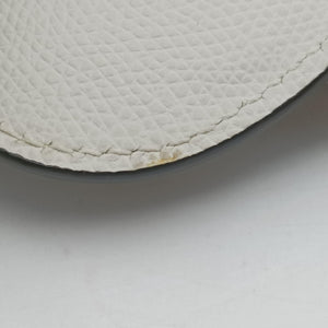 Vintage Christian Dior Saddle White Leather  handbag | stylenewstar