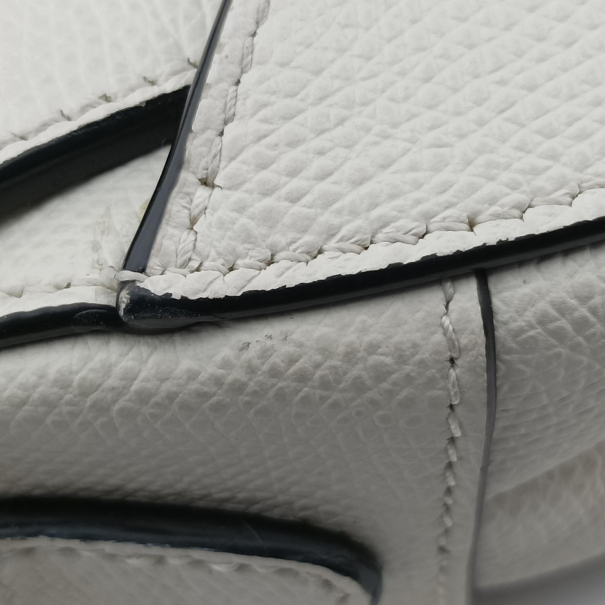 Vintage Christian Dior Saddle White Leather  handbag | stylenewstar