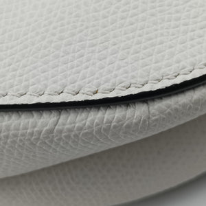 Vintage Christian Dior Saddle White Leather  handbag | stylenewstar