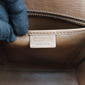 Vintage Celine luggage nano shopper Black× burgundy ×Brown Leather  shoulderbag | stylenewstar