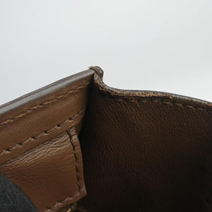 Vintage Celine luggage nano shopper Black× burgundy ×Brown Leather  shoulderbag | stylenewstar