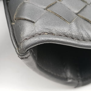 Pre-owned Bottega Veneta Intrecciato Shopper Acatl Grey lambskin  handbag | stylenewstar