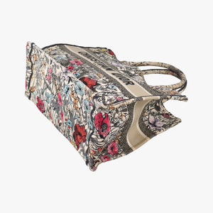 Pre-owned Christian Dior Book Tote Multicolour Jacquard  handbag | stylenewstar