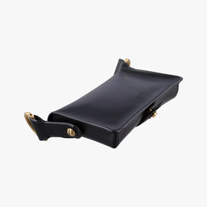 Pre-owned Christian Dior Mini D-Bee Black Leather  shoulderbag | stylenewstar