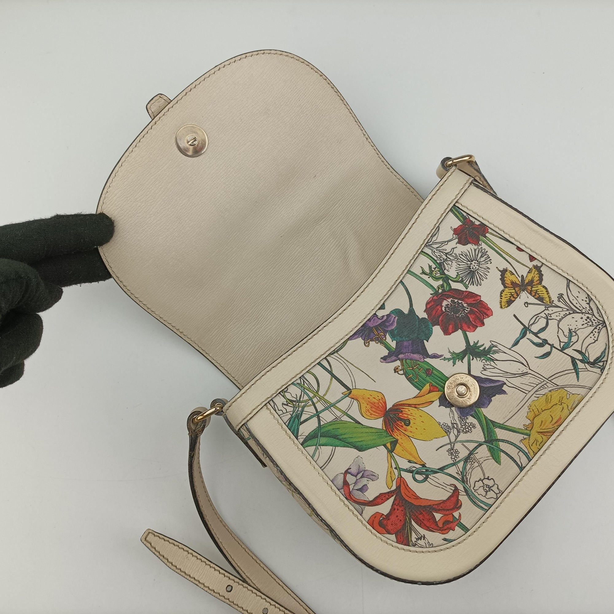 Pre-owned Gucci Nice GG Supreme Multicolour Leather 336749 shoulderbag | stylenewstar