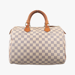 Pre-owned Louis Vuitton Speedy 30 AZUR Damier Canvas N41533 handbag | stylenewstar