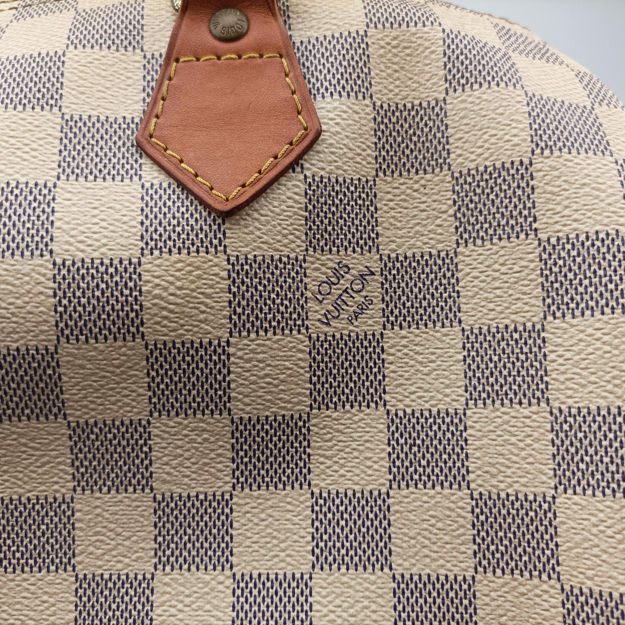 Pre-owned Louis Vuitton Speedy 30 AZUR Damier Canvas N41533 handbag | stylenewstar