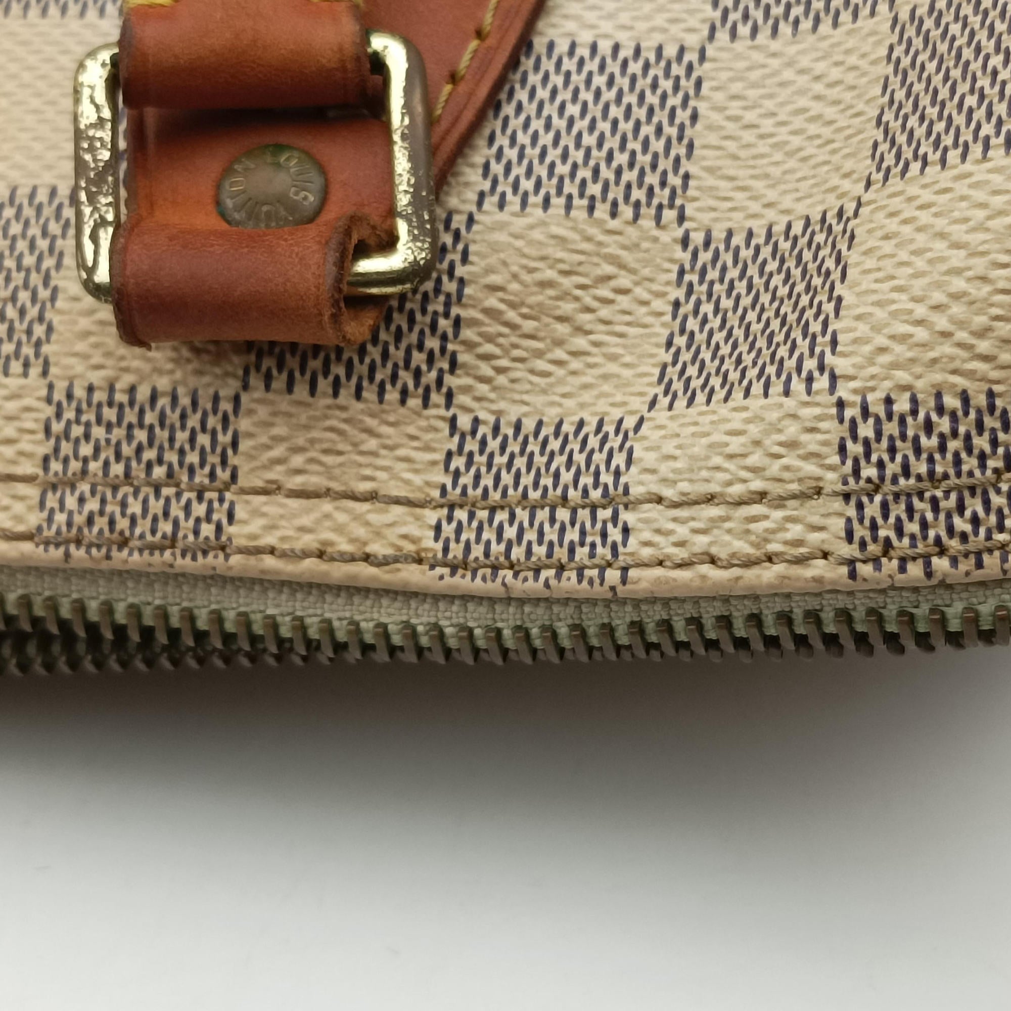 Pre-owned Louis Vuitton Speedy 30 AZUR Damier Canvas N41533 handbag | stylenewstar