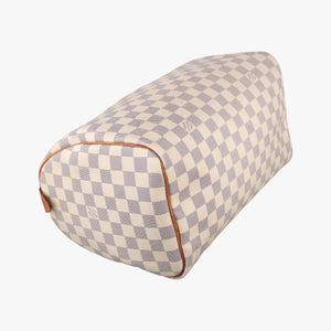 Pre-owned Louis Vuitton Speedy 30 AZUR Damier Canvas N41533 handbag | stylenewstar