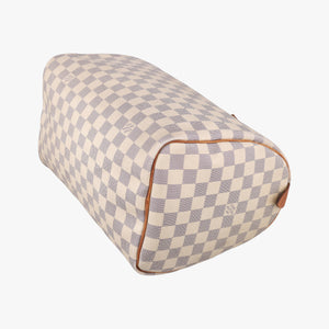 Pre-owned Louis Vuitton Speedy 30 AZUR Damier Canvas N41533 handbag | stylenewstar