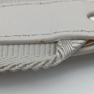 Pre-owned Christian Dior Saddle White Jacquard × Leather  bum bag/waist bag | stylenewstar
