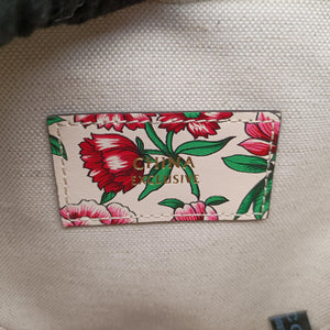 Vintage Gucci GG Marmont Flower Print Heart Multicolour Leather 740355 shoulderbag | stylenewstar