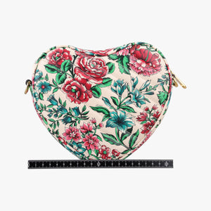 Vintage Gucci GG Marmont Flower Print Heart Multicolour Leather 740355 shoulderbag | stylenewstar