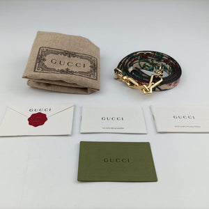 Vintage Gucci GG Marmont Flower Print Heart Multicolour Leather 740355 shoulderbag | stylenewstar
