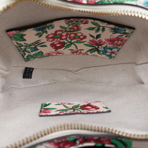 Vintage Gucci GG Marmont Flower Print Heart Multicolour Leather 740355 shoulderbag | stylenewstar