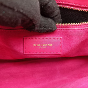 Vintage Yves Saint Laurent SAC DE JOUR Rose Leather 324823 handbag | stylenewstar