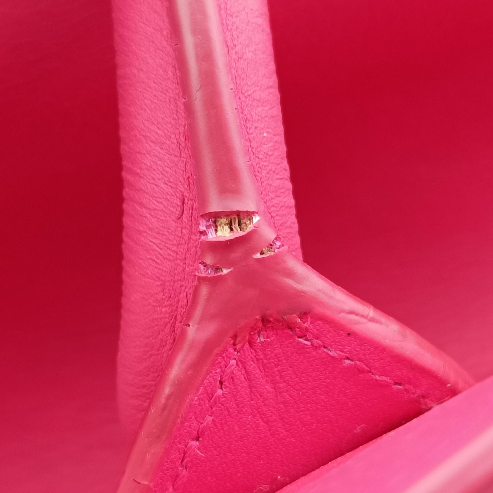Vintage Yves Saint Laurent SAC DE JOUR Rose Leather 324823 handbag | stylenewstar