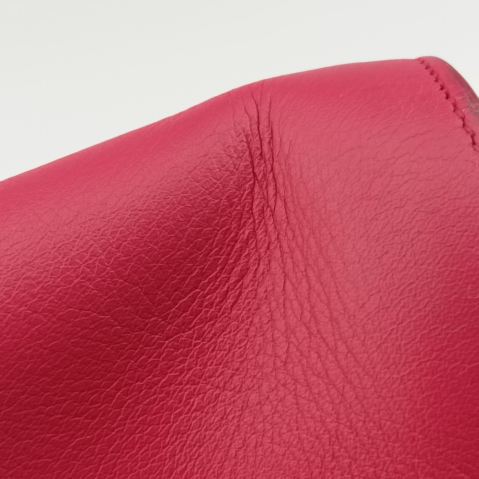 Vintage Yves Saint Laurent SAC DE JOUR Rose Leather 324823 handbag | stylenewstar