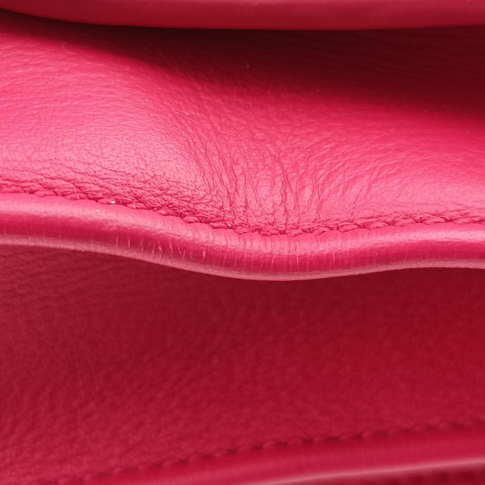 Vintage Yves Saint Laurent SAC DE JOUR Rose Leather 324823 handbag | stylenewstar