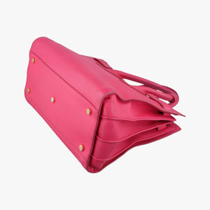 Vintage Yves Saint Laurent SAC DE JOUR Rose Leather 324823 handbag | stylenewstar