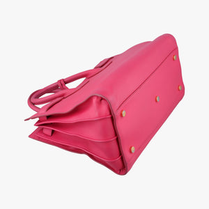 Vintage Yves Saint Laurent SAC DE JOUR Rose Leather 324823 handbag | stylenewstar