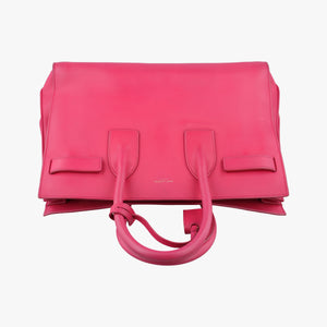 Vintage Yves Saint Laurent SAC DE JOUR Rose Leather 324823 handbag | stylenewstar