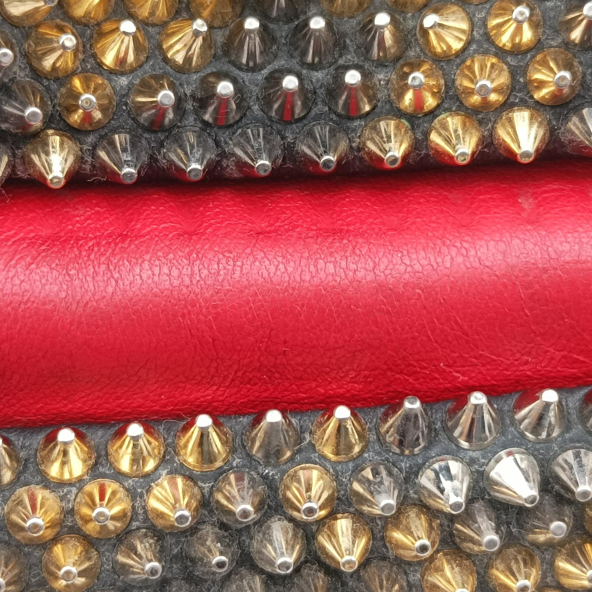 Pre-owned Christian Louboutin Piloutin Black×Leopard Print Leather  shoulderbag | stylenewstar