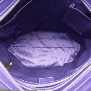 Secondhand VERSACE medusa Purple Patent Leather  shoulderbag | stylenewstar