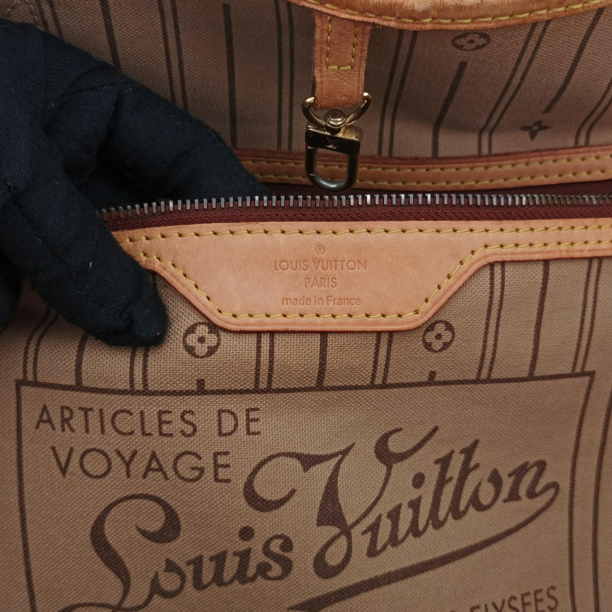 Secondhand Louis Vuitton NEVERFULL GM Brown Monogram Canvas M40157 handbag | stylenewstar