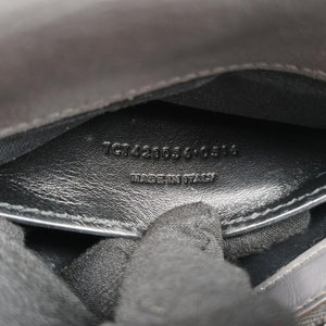 Secondhand Yves Saint Laurent COLLEGE Grey Leather 428056 shoulderbag | stylenewstar