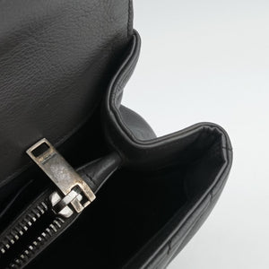Secondhand Yves Saint Laurent COLLEGE Grey Leather 428056 shoulderbag | stylenewstar