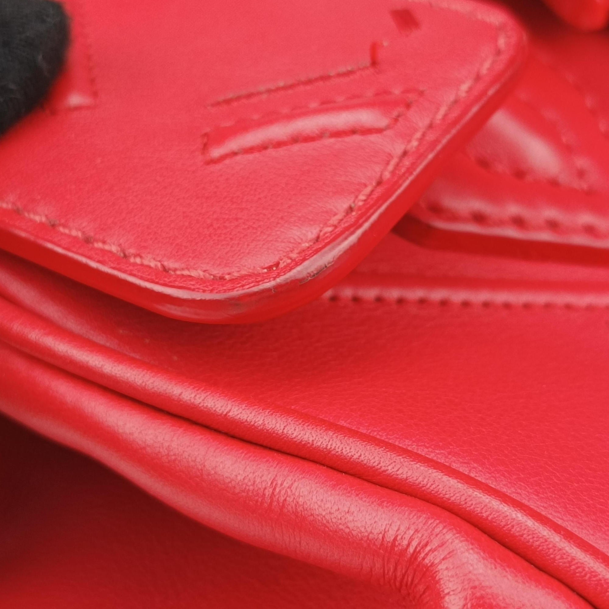 Secondhand VERSACE Palazzo Empire Red Leather  shoulderbag | stylenewstar