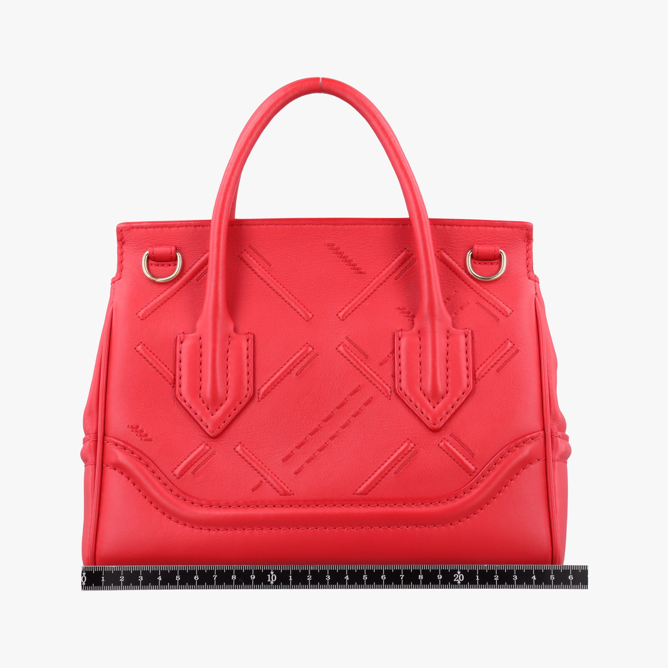 Secondhand VERSACE Palazzo Empire Red Leather  shoulderbag | stylenewstar